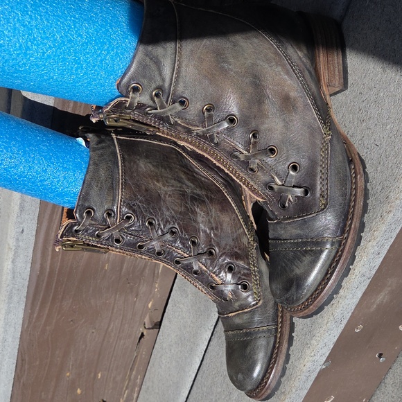 Freebird Liverpool Boots in Olive - size 7 - Picture 3 of 11